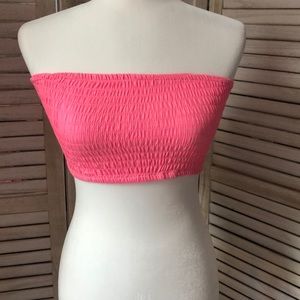 Hot Pink Bandeau Top